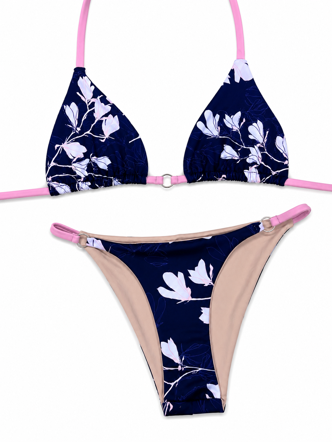 SET SOLEA FLOR AZUL OSCURO